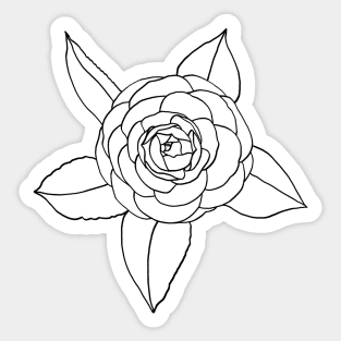 Camellia Sticker